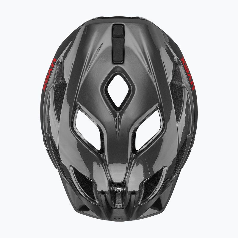 Cyklistická přilba UVEX Active anthracite/red 4