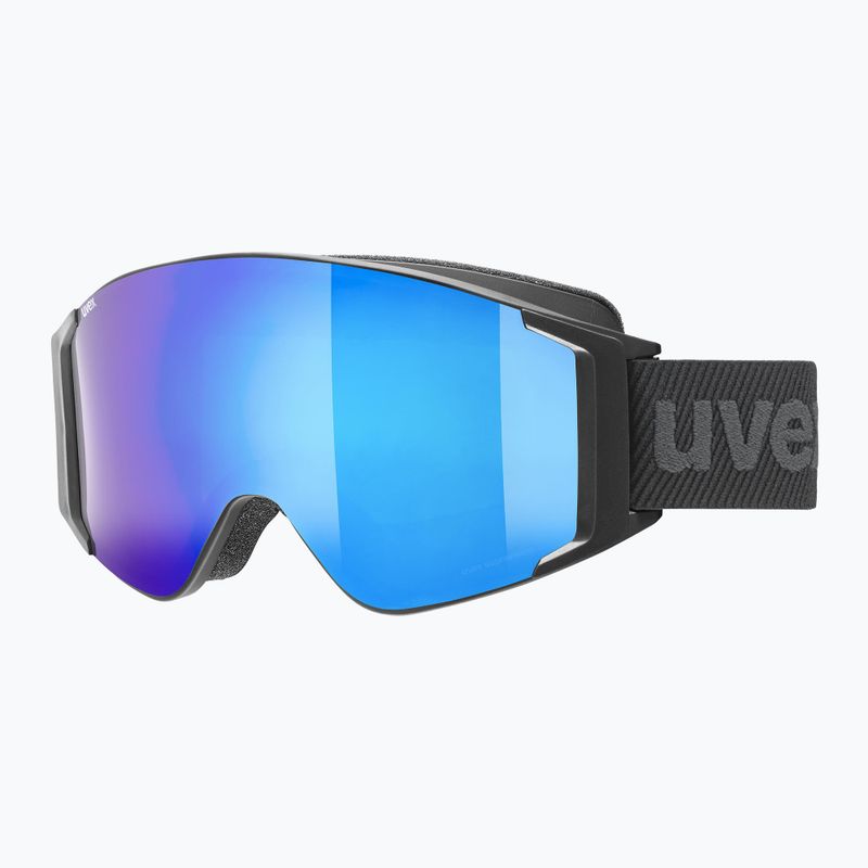 Lyžařské brýle  UVEX G.gl 3000 TO black matt/mirror blue/lasergold lite/clear 5