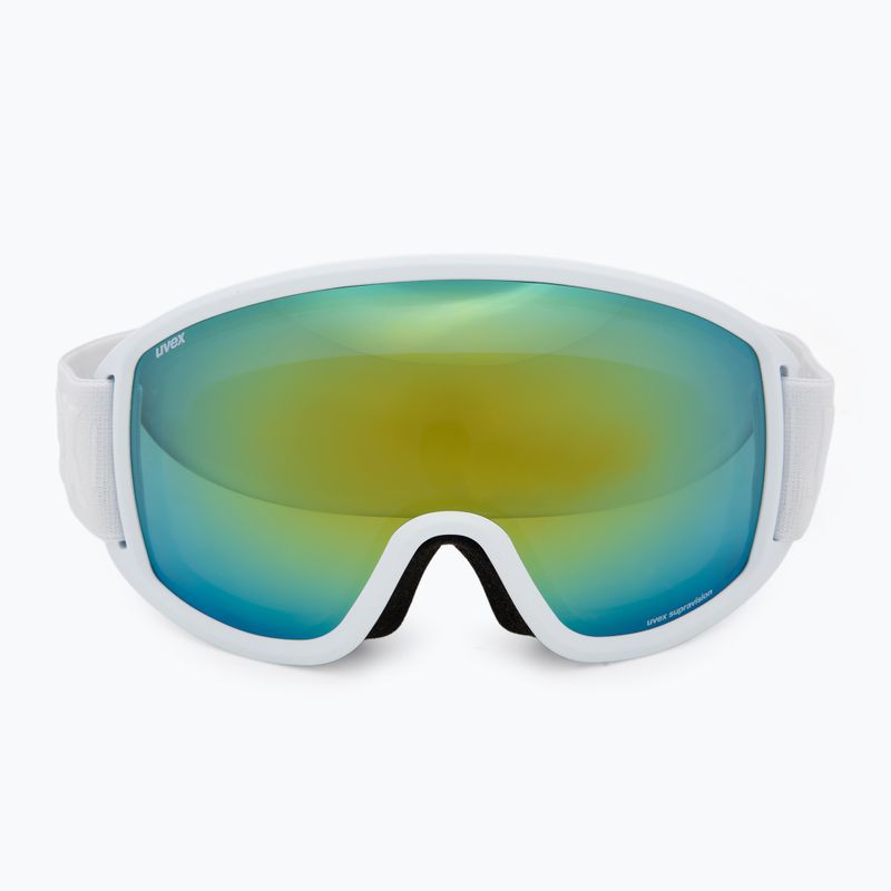 Lyžařské brýle UVEX Topic white matt/mirror orange blue 2