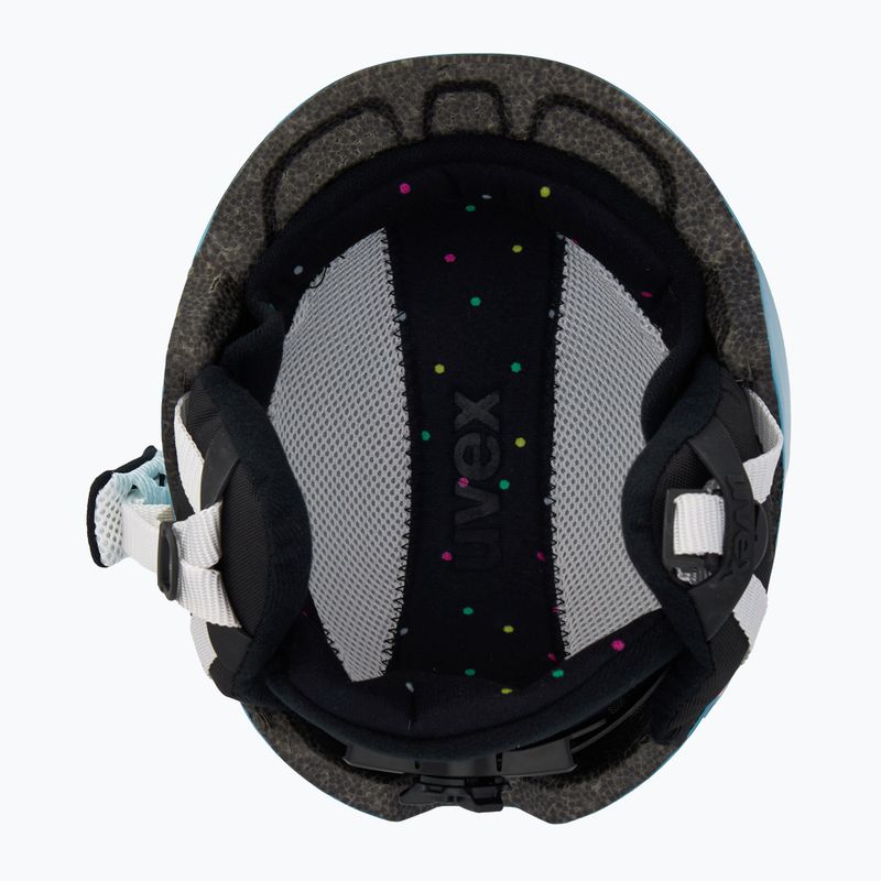 Lyžařská helma UVEX Heyya blue confetti 5