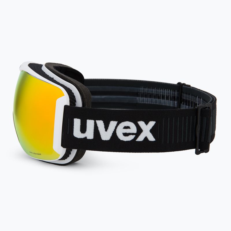Lyžařské brýle  UVEX Downhill 2100 CV Race white matt/mirror orange clear 4