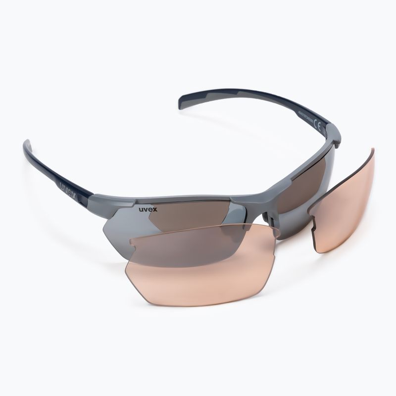 Sluneční brýle UVEX Sportstyle 114 šedo-tmavě modré S5309395416 6