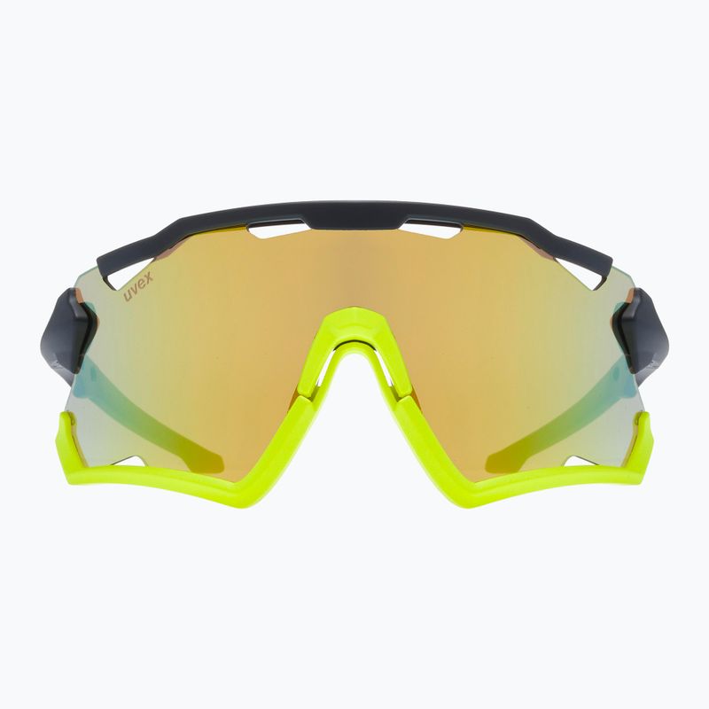 Cyklistické brýle UVEX Sportstyle 228 black yellow mat/mirror yellow 53/2/067/2616 7