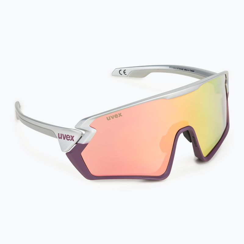 Cyklistické brýle UVEX Sportstyle 231 stříbrno-fialové S5320655316