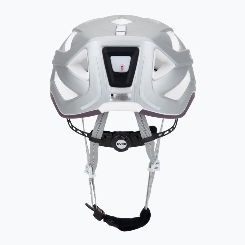 Cyklistická přilba UVEX City Active silver/plum matt 4