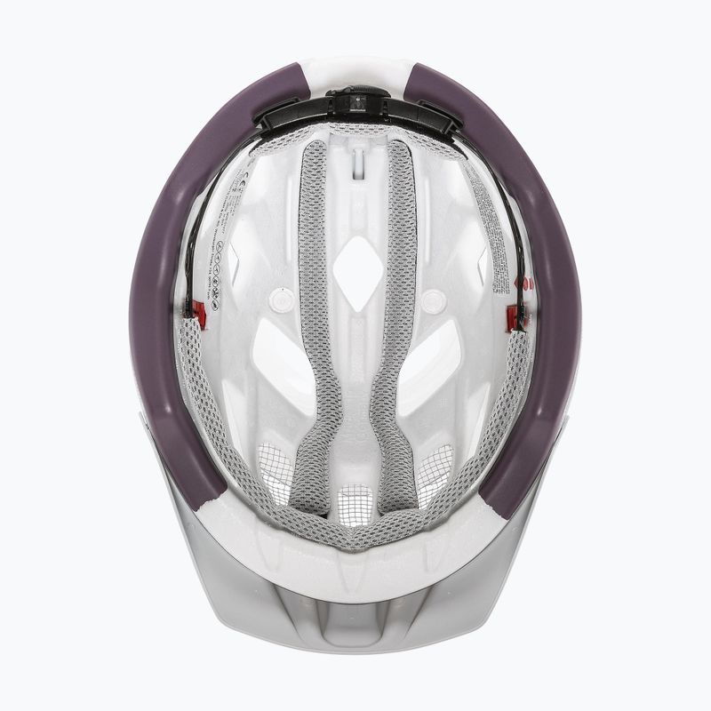 Cyklistická přilba UVEX City Active silver/plum matt 6