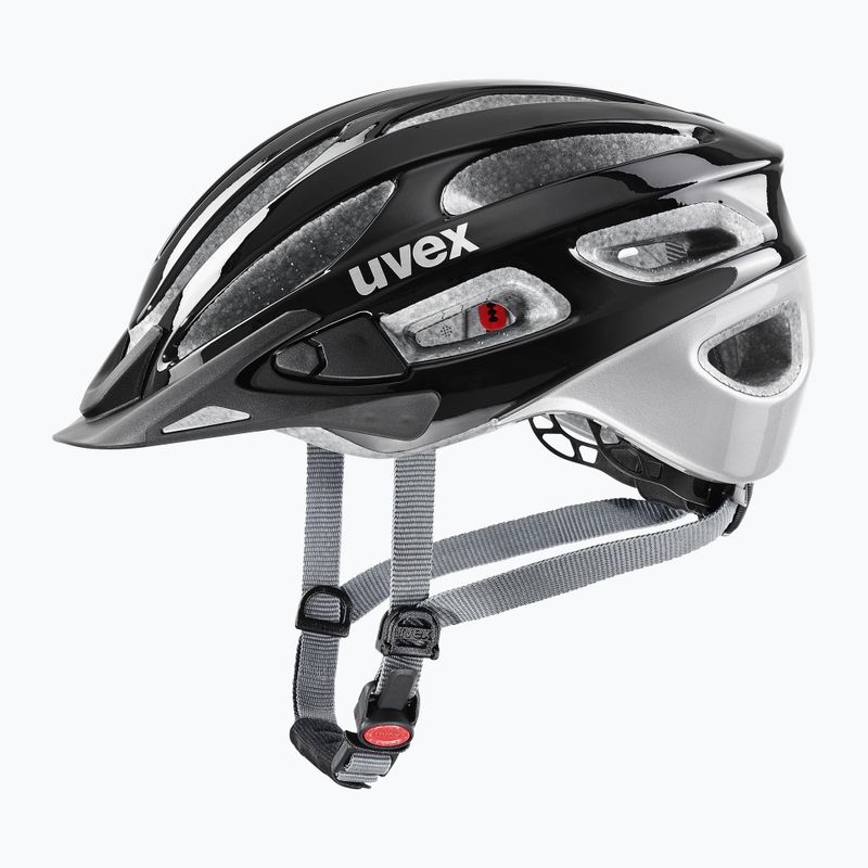 Cyklistická helma UVEX True black/silver 6