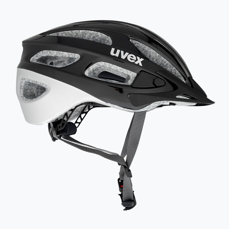 Cyklistická helma UVEX True black/silver 4