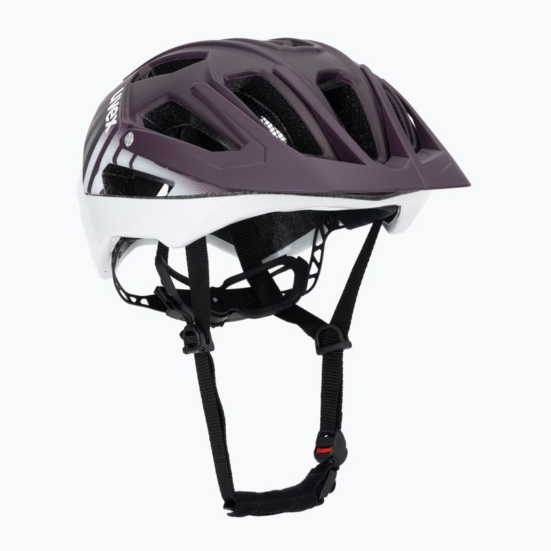 Cyklistická přilba UVEX Quatro CC plum/white matt