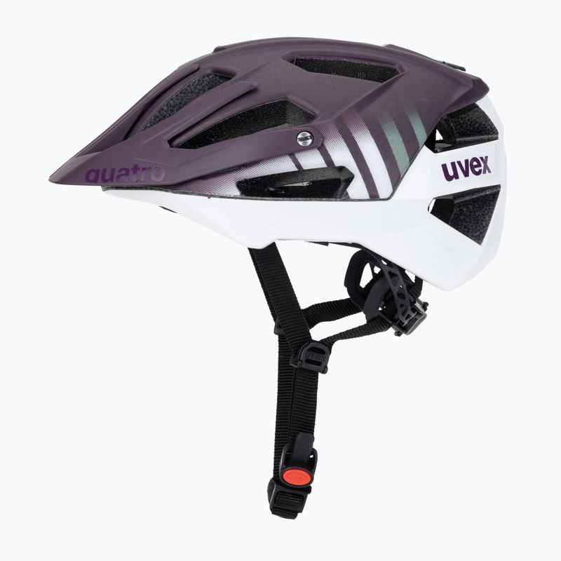 Cyklistická přilba UVEX Quatro CC plum/white matt 3