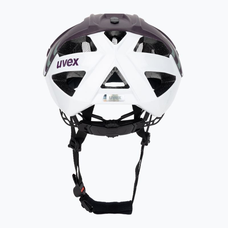 Cyklistická přilba UVEX Quatro CC plum/white matt 4
