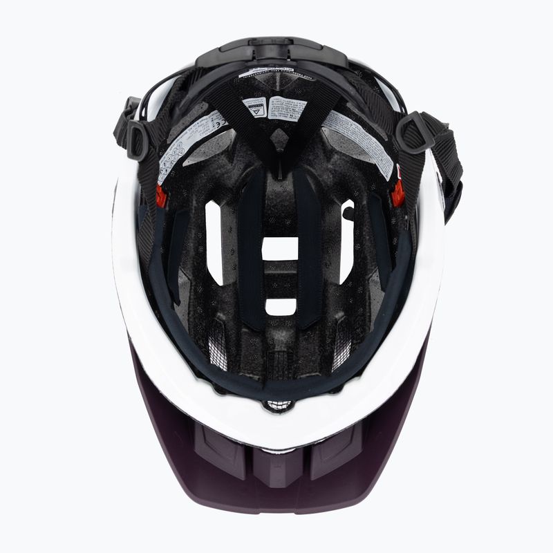 Cyklistická přilba UVEX Quatro CC plum/white matt 5