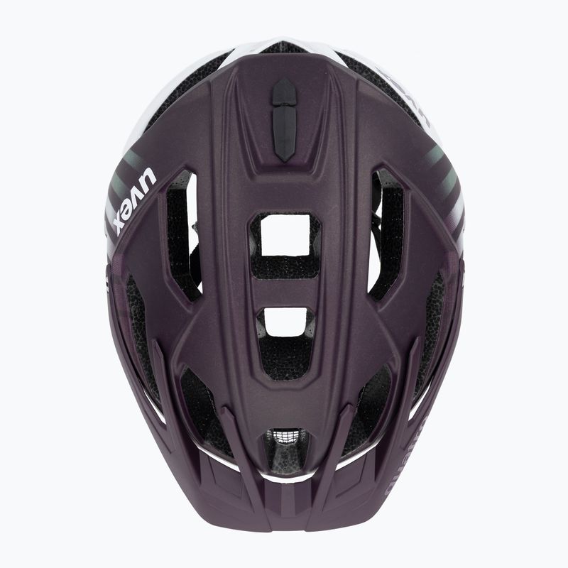 Cyklistická přilba UVEX Quatro CC plum/white matt 6