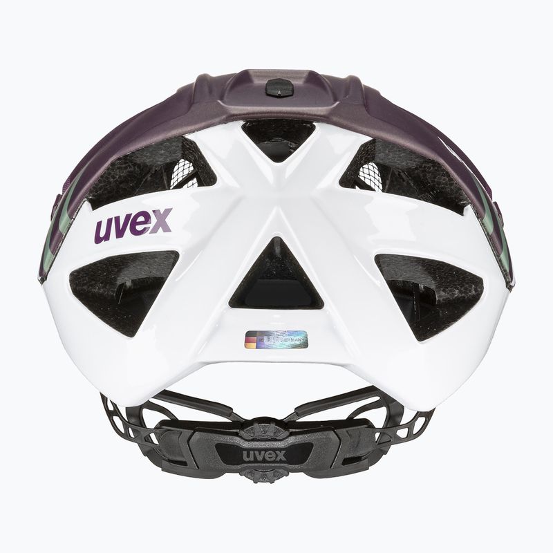 Cyklistická přilba UVEX Quatro CC plum/white matt 3