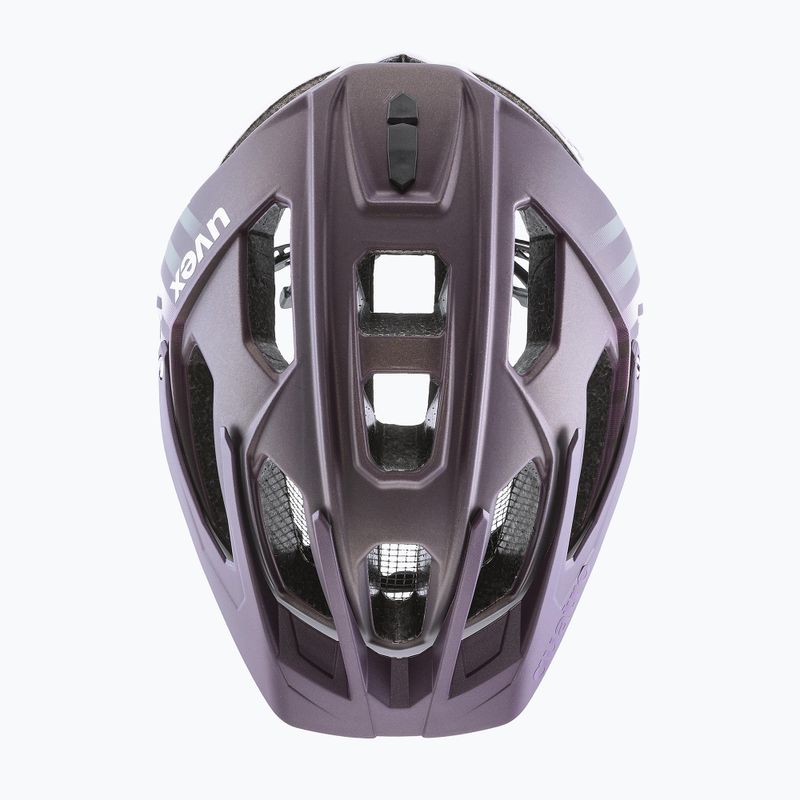 Cyklistická přilba UVEX Quatro CC plum/white matt 4