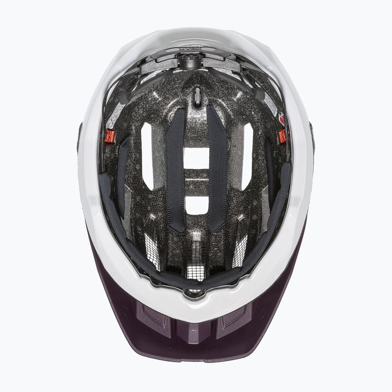 Cyklistická přilba UVEX Quatro CC plum/white matt 5