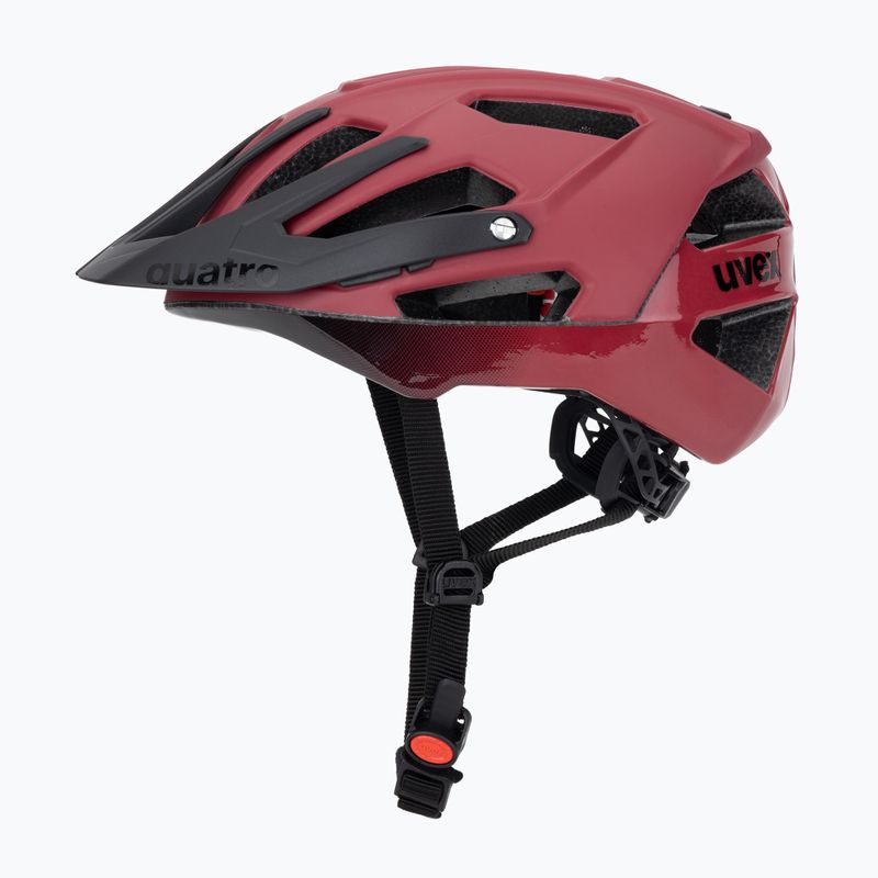 Cyklistická přilba UVEX Quatro CC red/black matt 3