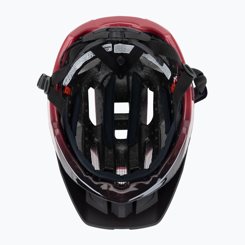 Cyklistická přilba UVEX Quatro CC red/black matt 5