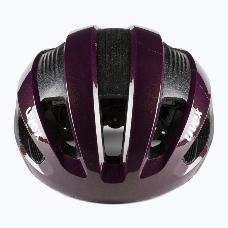 Cyklistická přilba UVEX Rise CC plum/black matt 2