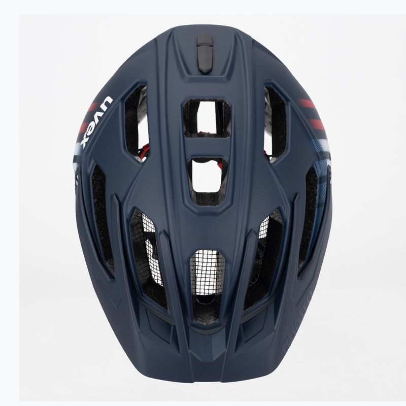 Cyklistická helma UVEX Quatro CC deep space/white matt 6