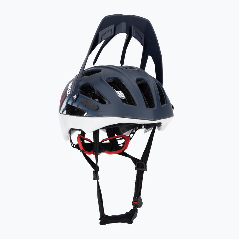 Cyklistická helma UVEX Quatro CC deep space/white matt 8
