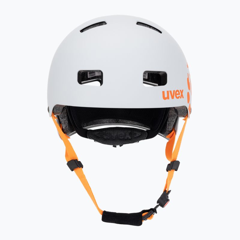 Dětská helma UVEX Kid 3 CC dirtbike light grey/orange 2