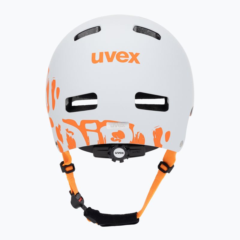Dětská helma UVEX Kid 3 CC dirtbike light grey/orange 4