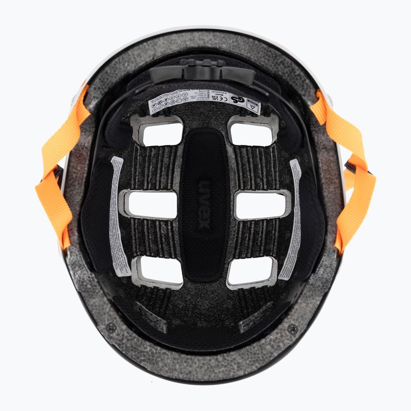Dětská helma UVEX Kid 3 CC dirtbike light grey/orange 5