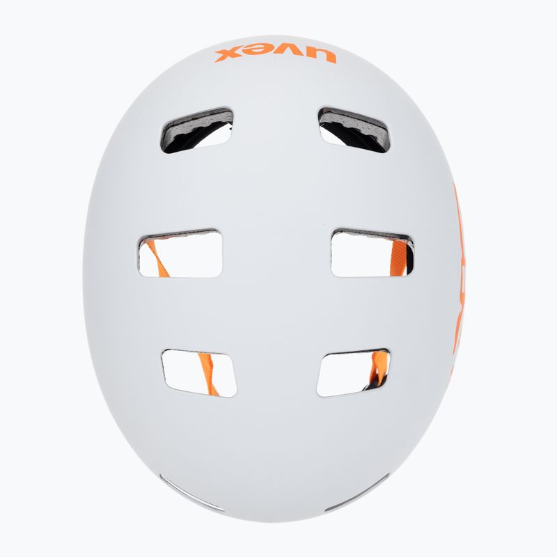Dětská helma UVEX Kid 3 CC dirtbike light grey/orange 6