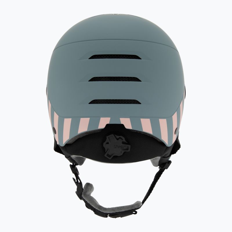 Dětská  lyžařská helma  UVEX Rocket Visor Jr rhino/blush matt/mirror silver/lasergold lite 4