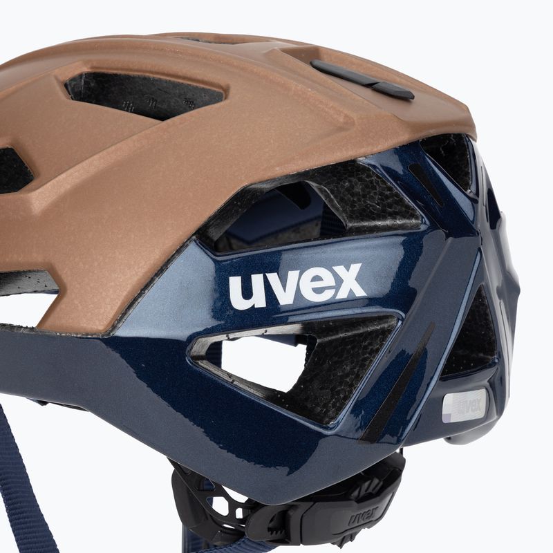 Cyklistická přilba UVEX Gravel X hazel/deep space matt 7