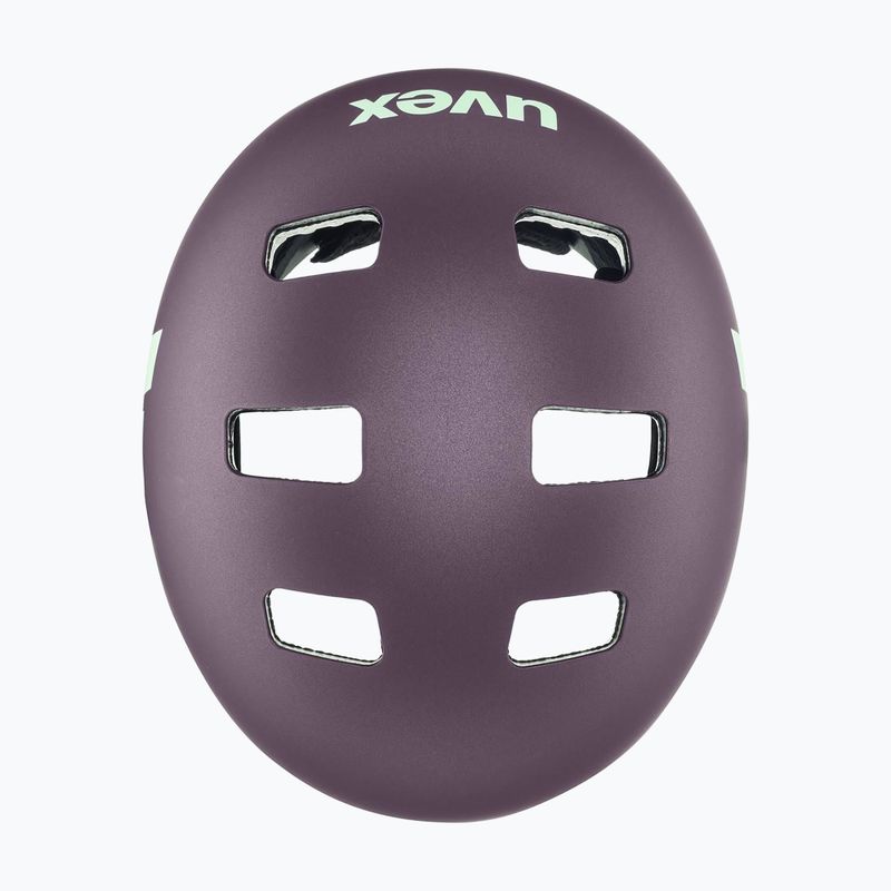 Dětská cyklistická přilba UVEX Kid 3 CC fialová/zelená 41/4/972/18/15 9