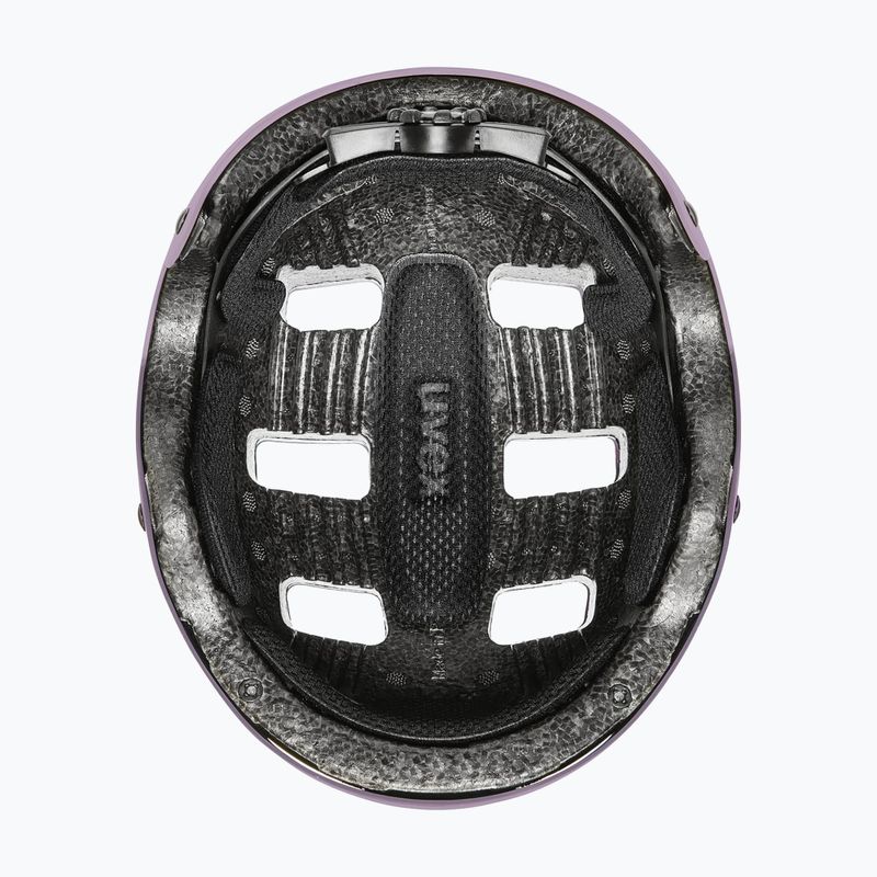 Dětská cyklistická přilba UVEX Kid 3 CC fialová/zelená 41/4/972/18/15 10