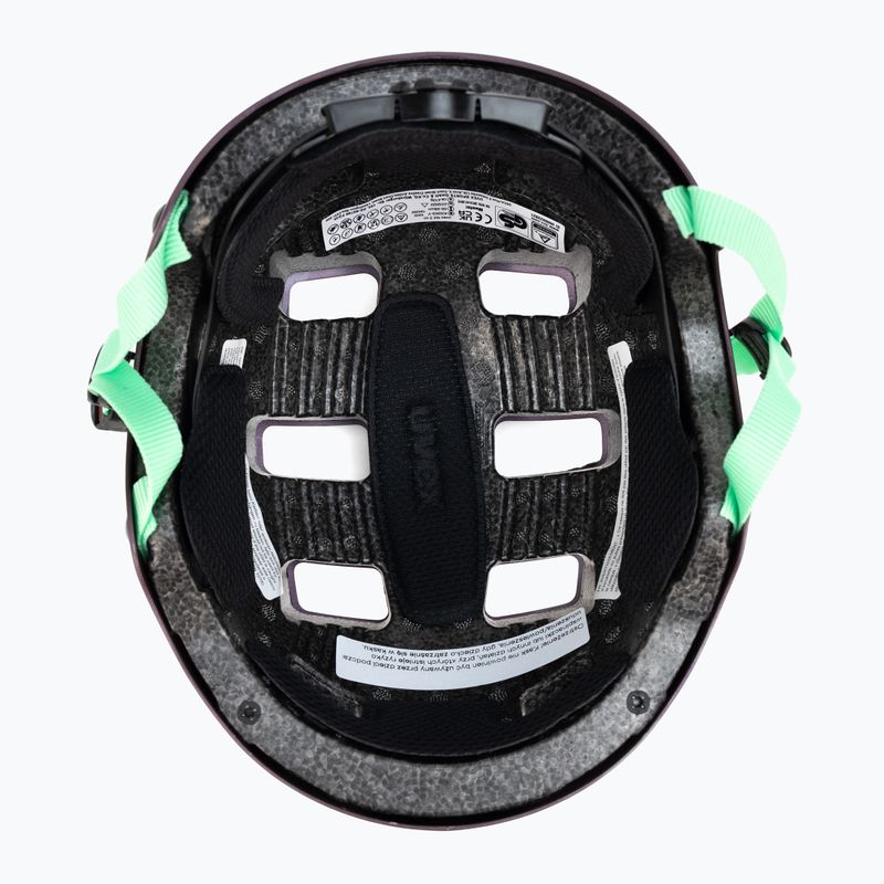 Dětská cyklistická přilba UVEX Kid 3 CC fialová/zelená 41/4/972/18/15 5