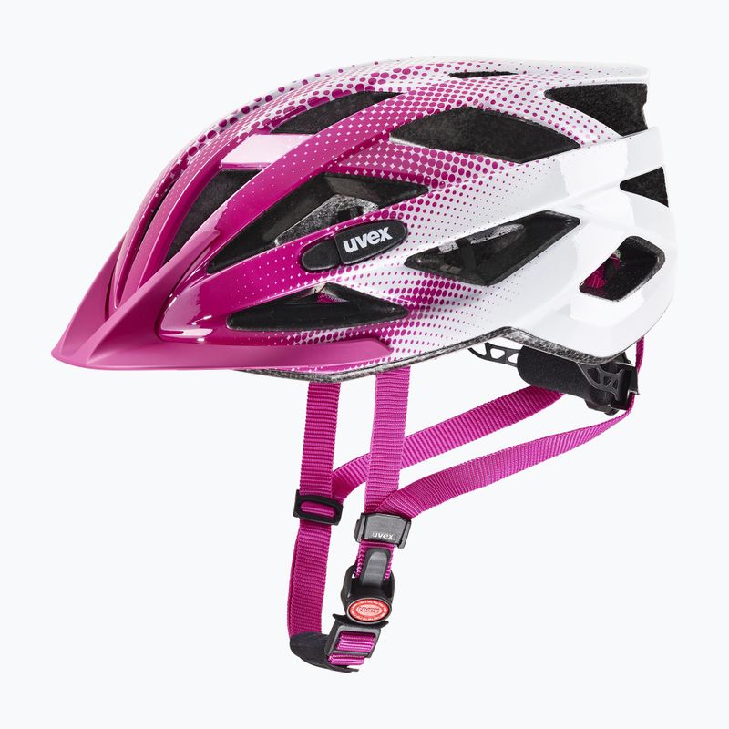 Cyklistická helma UVEX Air Wing pink/white 2