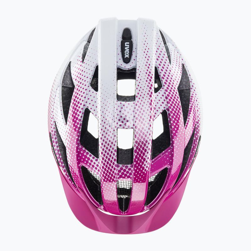Cyklistická helma UVEX Air Wing pink/white 5