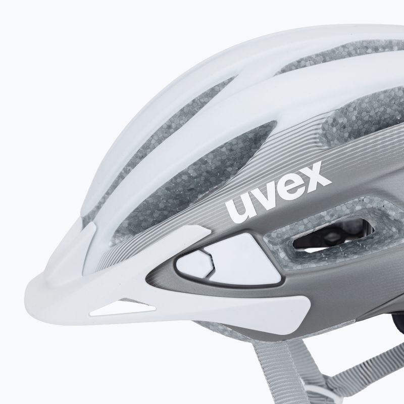 Cyklistická přilba UVEX True CC WE white/grey matt 7