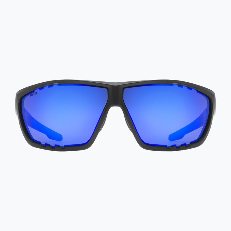 Sluneční brýle UVEX Sportstyle 706 black matt/mirror blue 2
