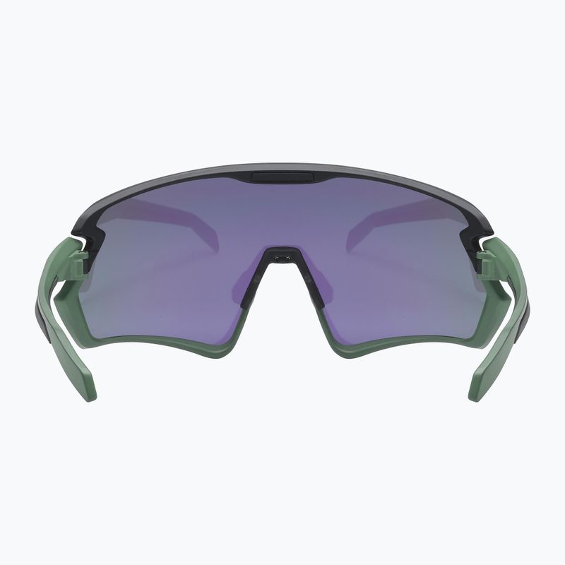 Cyklistické brýle UVEX Sportstyle 231 2.0 moss green black mat/mirror green 53/3/026/7216 9