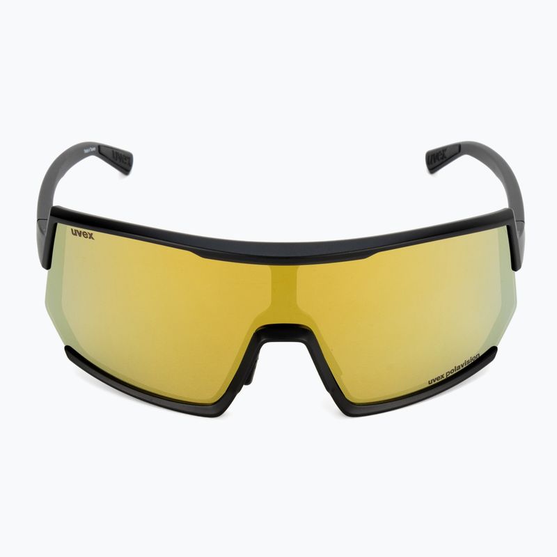 Brýle na kolo UVEX Sportstyle 235 P black mat/mirror yellow 53/3/032/2230 3