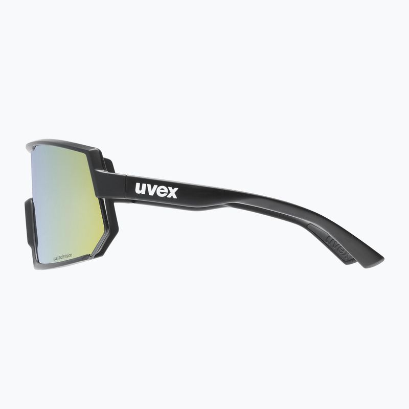 Brýle na kolo UVEX Sportstyle 235 P black mat/mirror yellow 53/3/032/2230 7