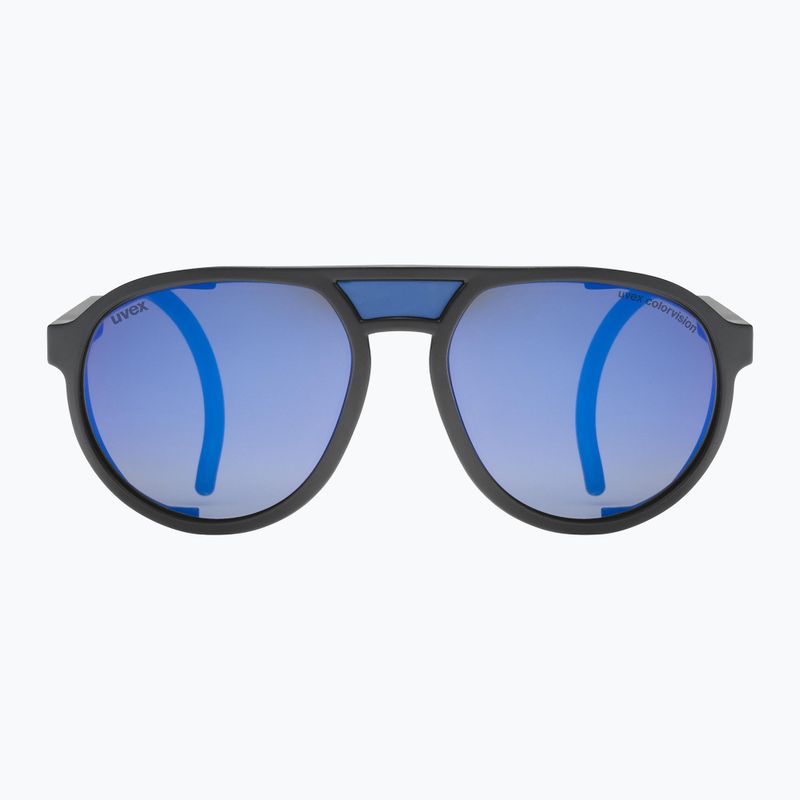 Sluneční brýle  UVEX Mtn Classic CV black matt/mirror blue 2