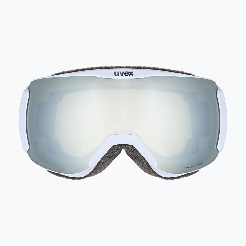 Dámské lyžařské brýle UVEX Downhill 2100 CV WE S2 arctic blue matt/mirror white/colorvision green 2