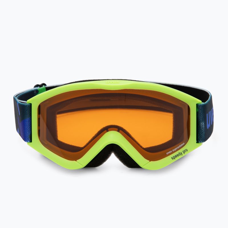 Dětské lyžařské brýle UVEX Speedy Pro Jr light green/lasergold clear 2