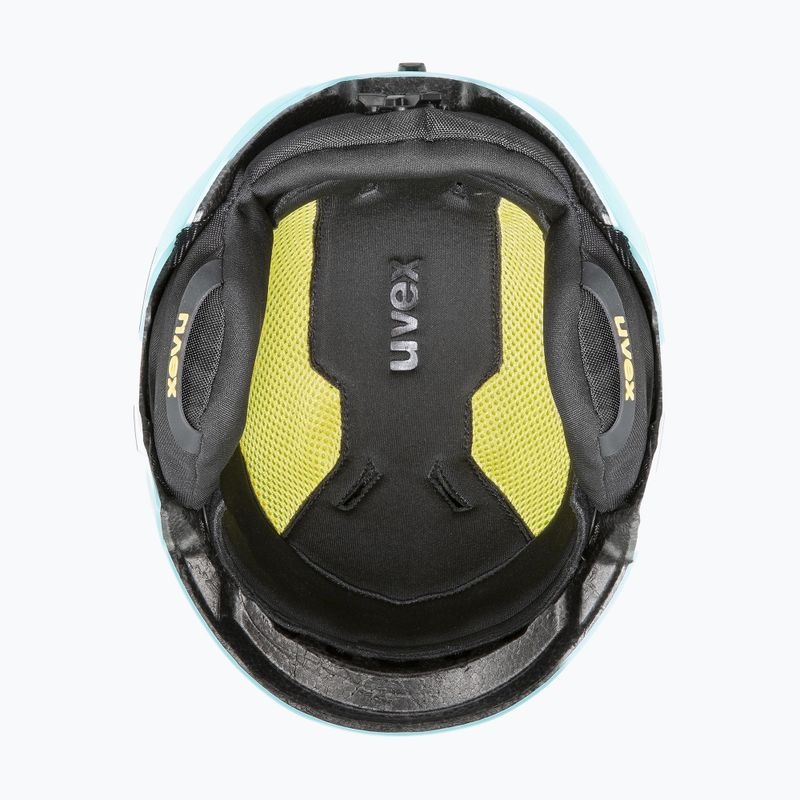 Dětská lyžařská helma UVEX Viti Jr turquoise rabbit 5