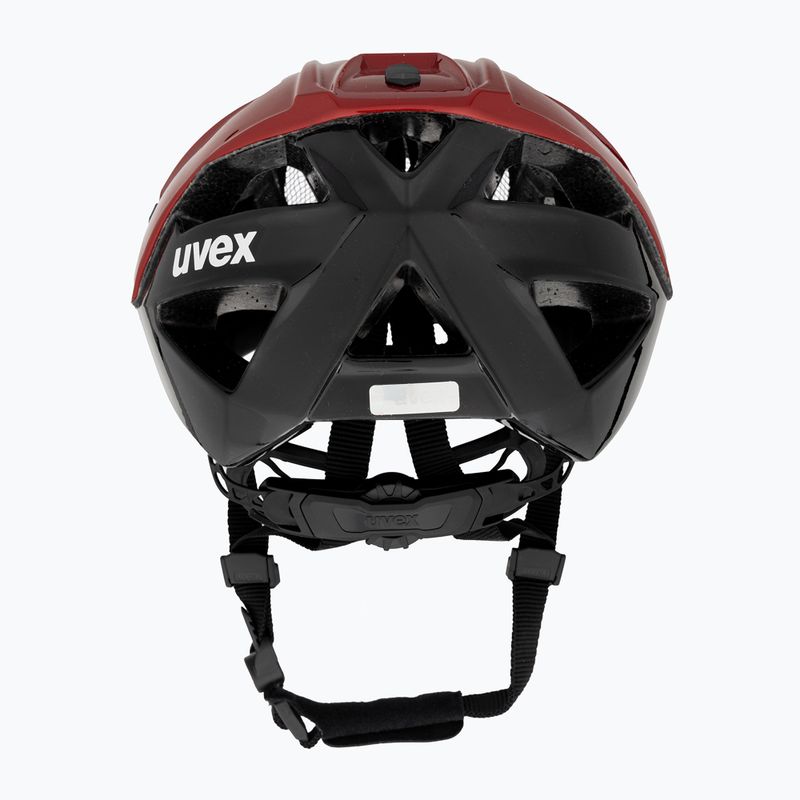 Cyklistická helma UVEX Quatro ruby red/black 3