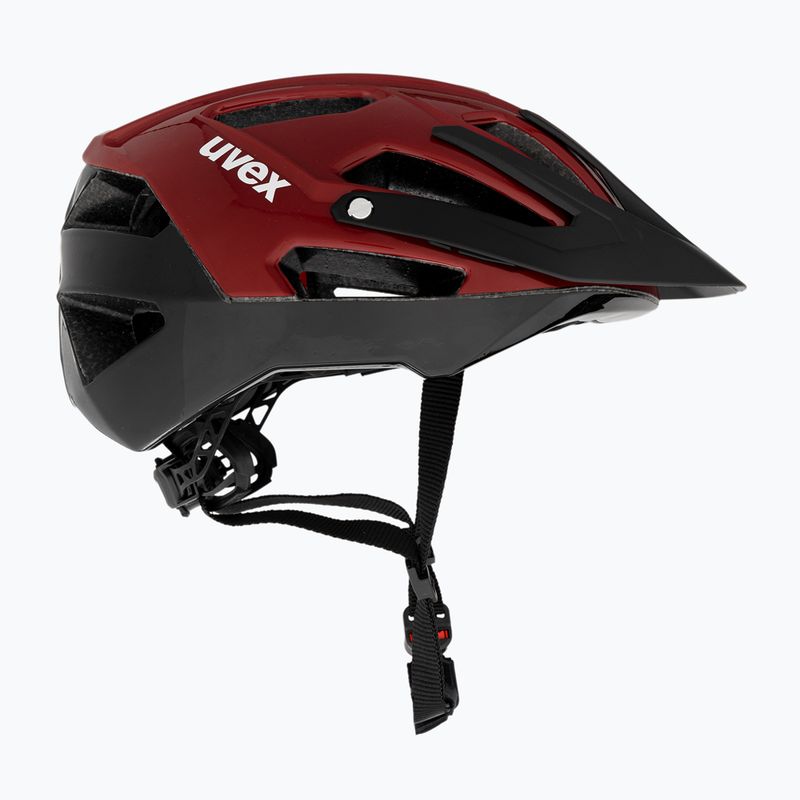 Cyklistická helma UVEX Quatro ruby red/black 4