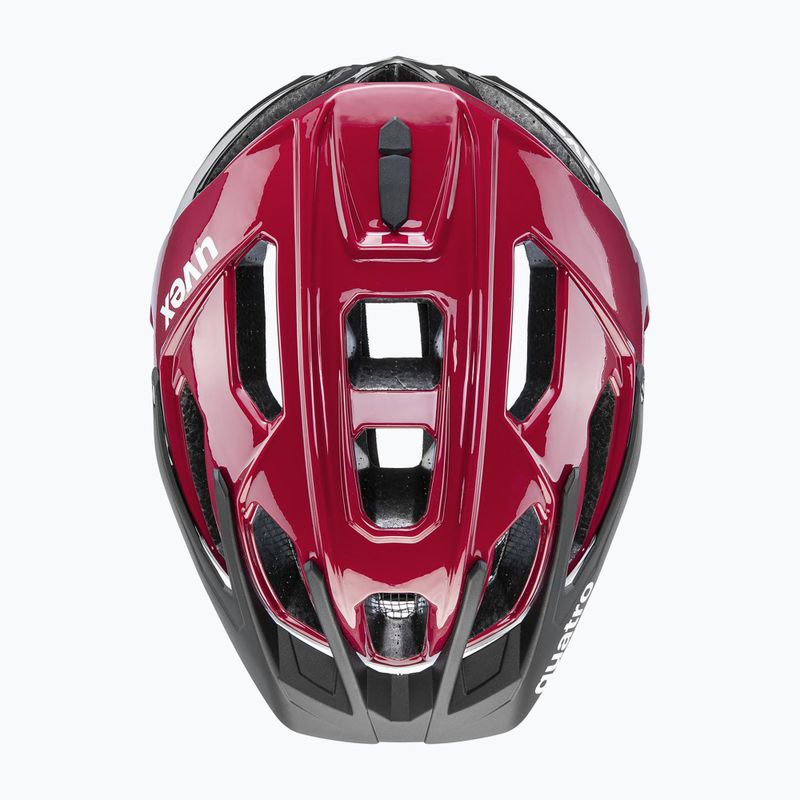 Cyklistická helma UVEX Quatro ruby red/black 9