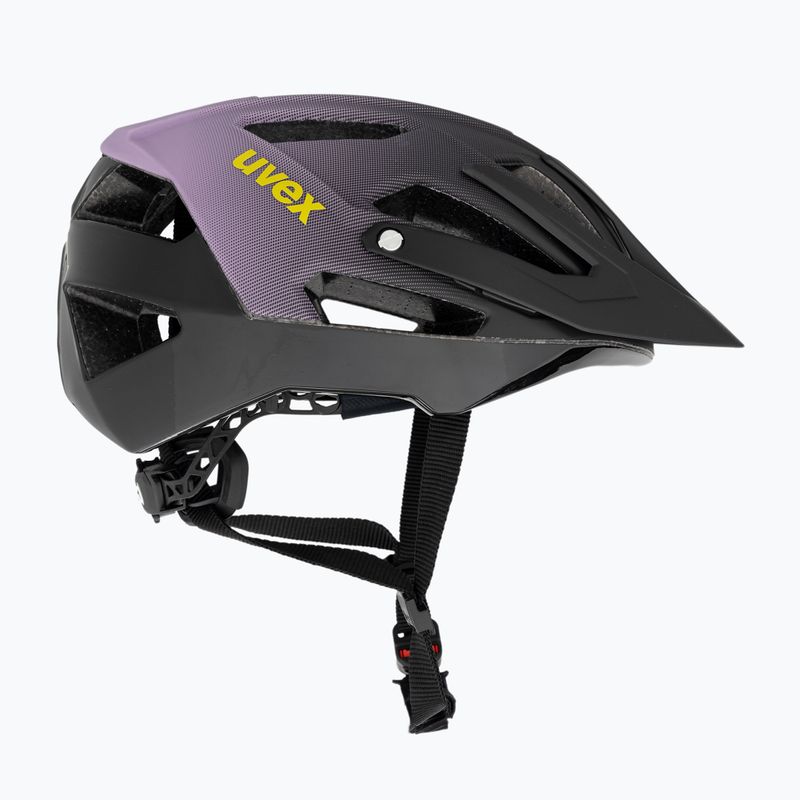 Cyklistická helma UVEX Quatro CC lilac/black matt 4