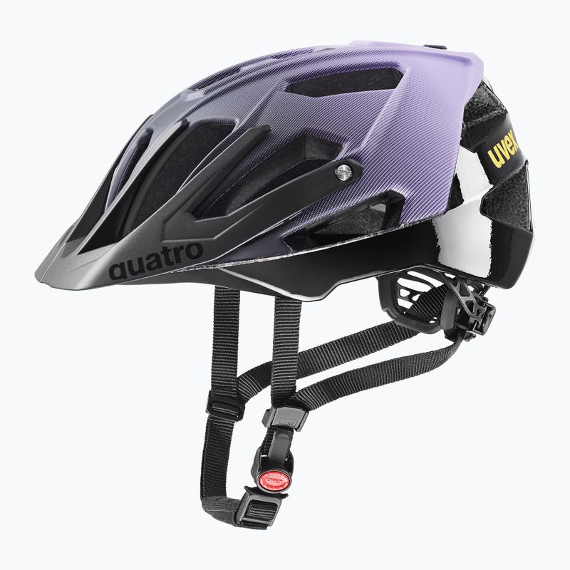 Cyklistická helma UVEX Quatro CC lilac/black matt 6